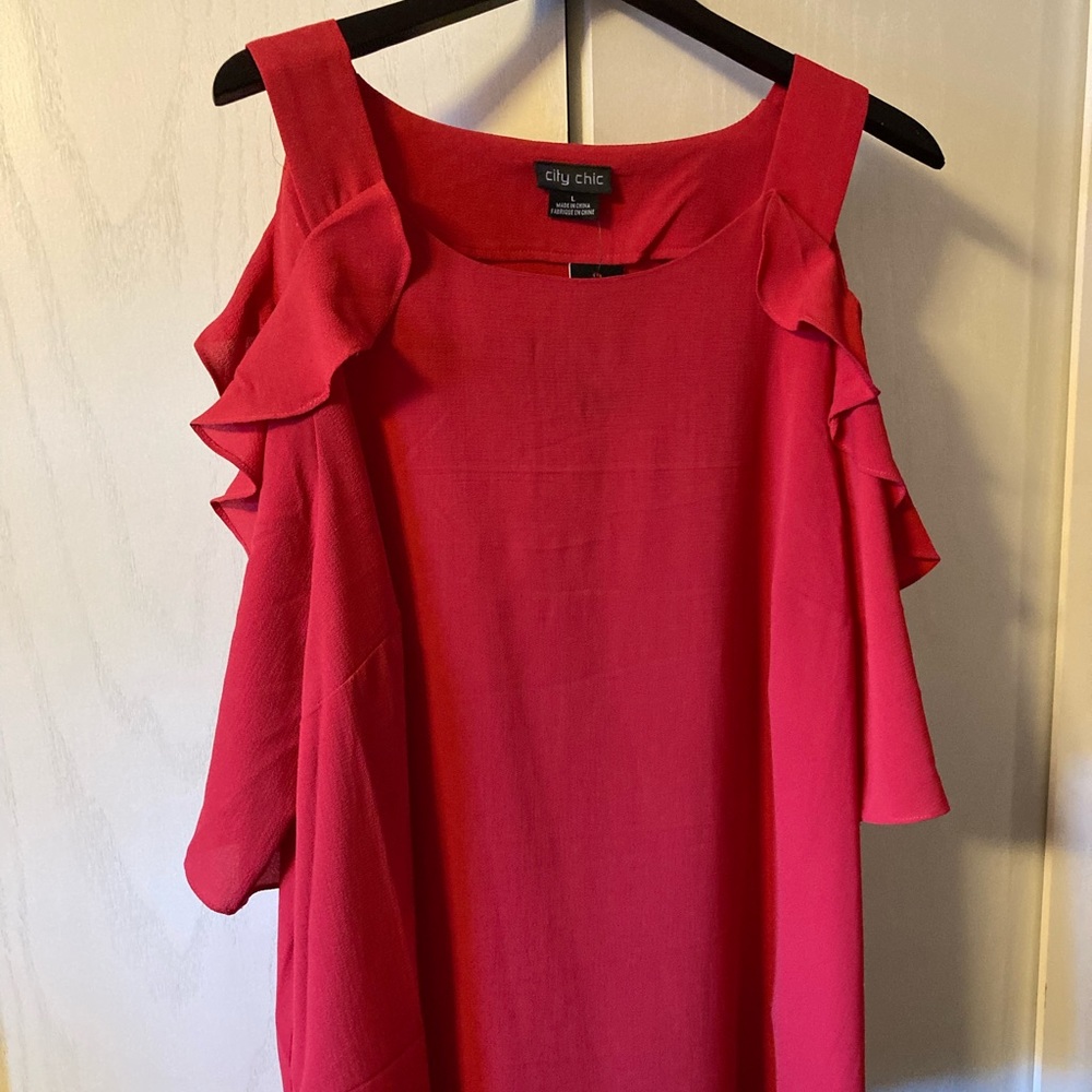 City Chic Wild Sleeve Top